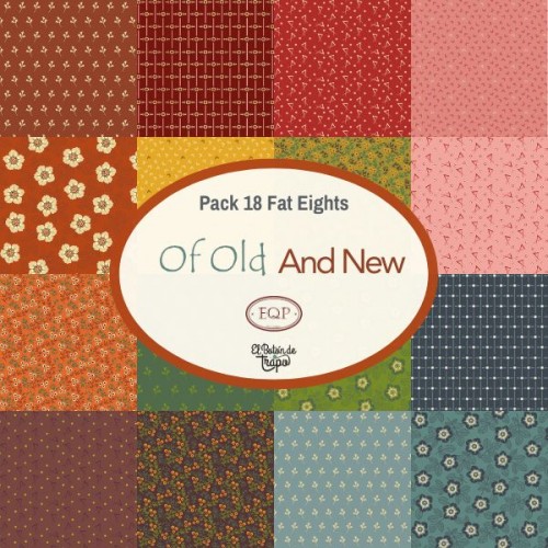 Fat Eight Patchwork Of Old and New EQP Textiles