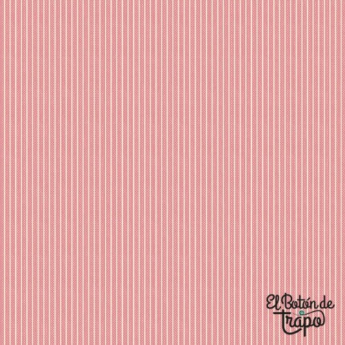 Tela Tilda Tramada Creating Memories Tinystripe Pink