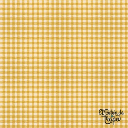 Tela Tilda Tramada Creating Memories Gingham Yellow