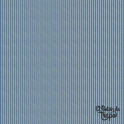 Tela Tilda Tramada Creating Memories Tinystripe Blue