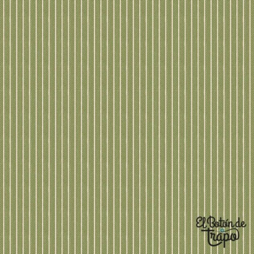 Tela Tilda Tramada Creating Memories Stripe Green