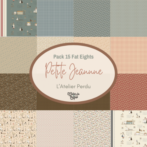 Telas Patchwork Precortadas Fat Eights L'Atelier Perdu Petite Jeanne