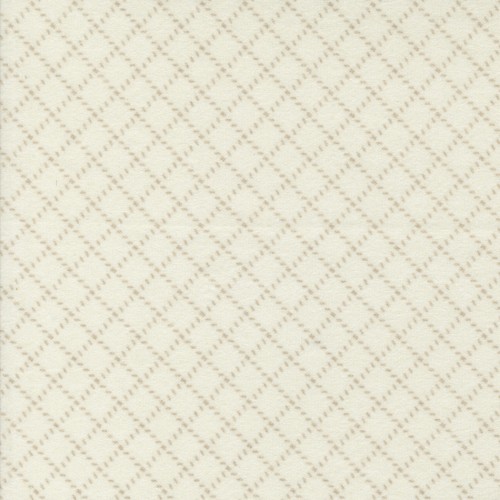 Franela Diamantes Crema Moda Fabrics