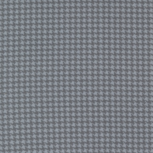 Franela Patchwork Moda Fabrics Cuadritos Gris Grafito