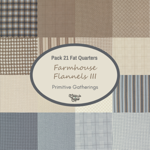 Pack 21 Fat Quarters Farmhouse...