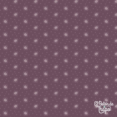 Tela Little Gems Polka Rose Lavender