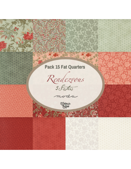 Pack 15 Fat Quarters Rendezvous