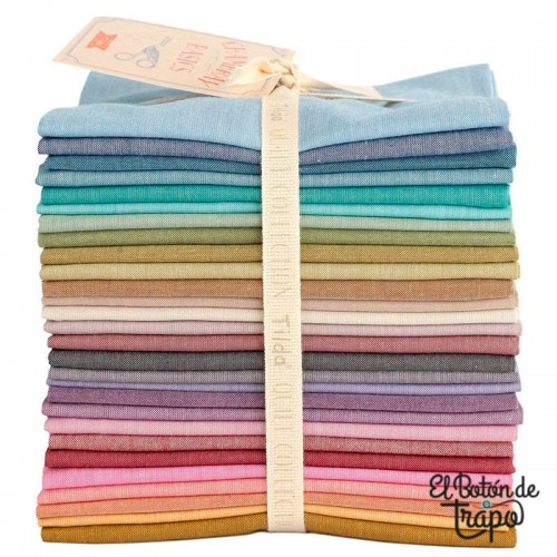 Pack 28 Fat Quarters Tilda Chambray