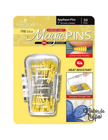 Alfileres Magic Pins Applique Taylor Seville Fine