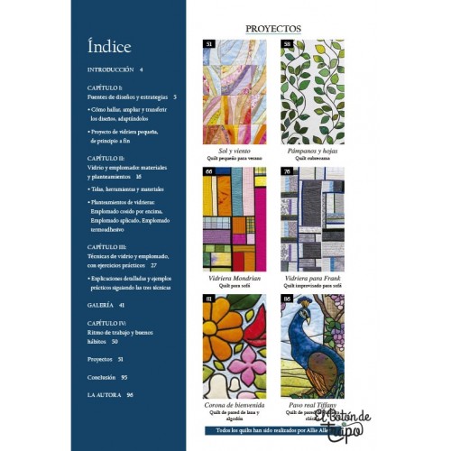 Libro Quilts de Vidrieras